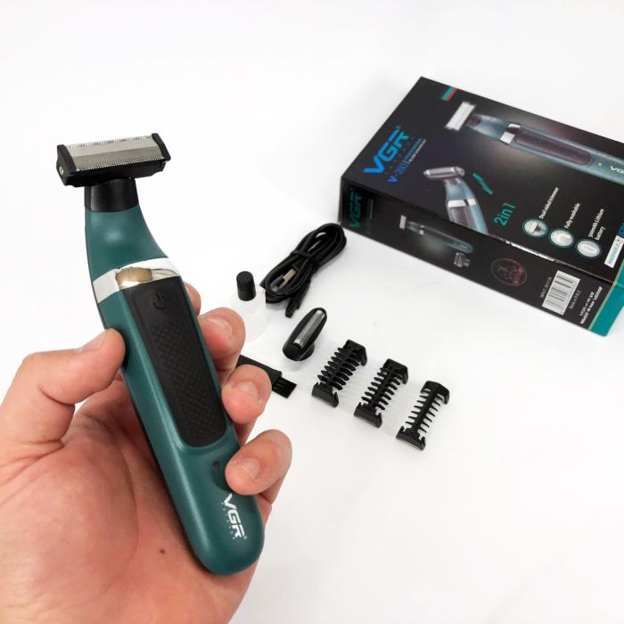 Электробритва VGR V-393 Shaver профессиональная водонепроницаемая, машинка мужская для бритья