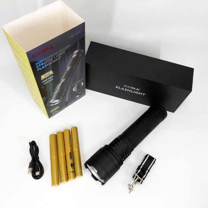 Фонарь CB-G400 WHITE LASER LED PM60-TG, Сильный фонарик, Фонарь ручной тактический
