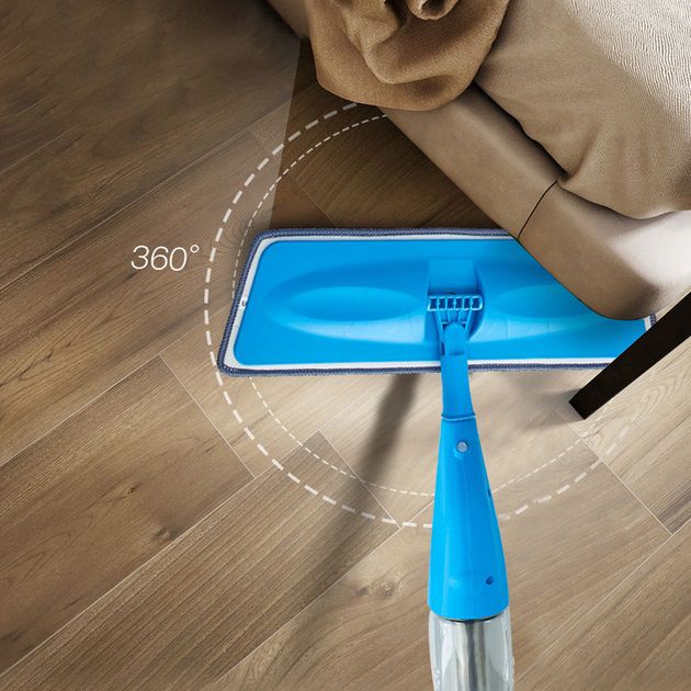 Швабра с распылителем Water Spray Mop, Швабра спрей с распылителем и емкостью для воды. Цвет: синий