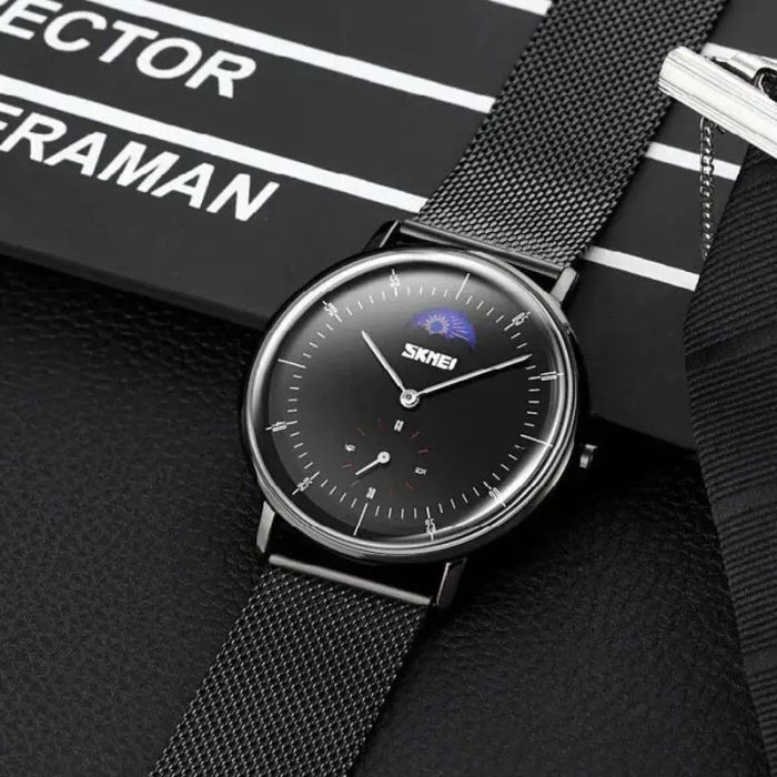 Часы наручные мужские SKMEI 9245BK, мужские часы стильные часы на руку, оригинальные мужские часы