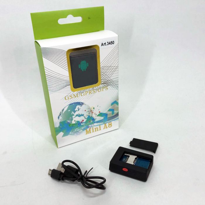 Мини GPS трекер через SIM карту А8 со встроенным микрофоном, GPS GSM трекер для авто, Маячок