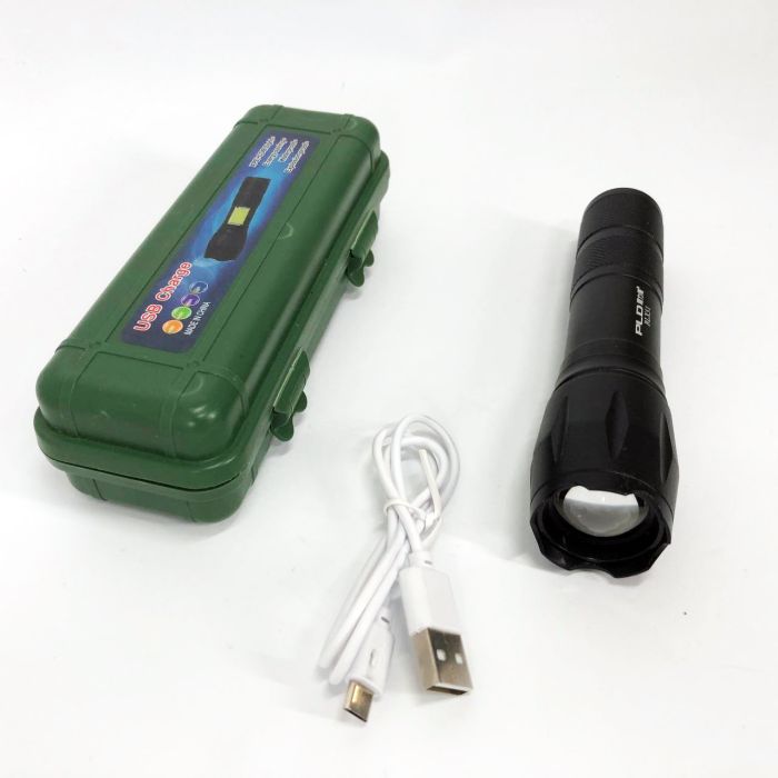Фонарь ручной BLX51-XPE в кейсе 1x18650, Фонарь ручной мощный, Тактичный фонарь, Ручной фонарик led