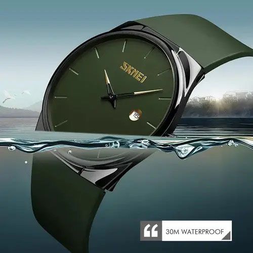 Часы наручные мужские SKMEI 1509AG, мужские круглые наручные часы, Оригинальные мужские часы