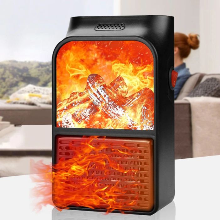Портативный обогреватель Flame Heater 900 Вт, тепловой вентилятор, обогреватель для дома, ветродуйчик