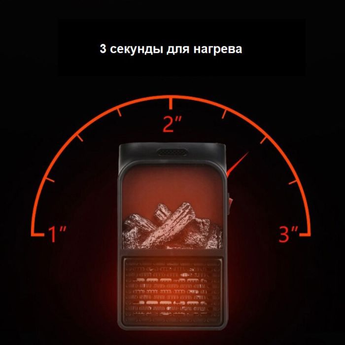 Портативный обогреватель Flame Heater 900 Вт, тепловой вентилятор, обогреватель для дома, ветродуйчик