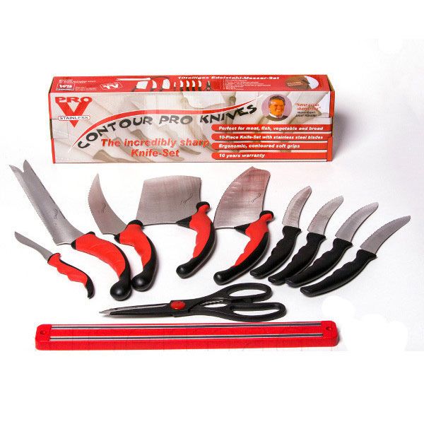 Набор кухонных ножей Contour Pro Knives 13 предметов, Набор кухонных принадлежностей набор ножей