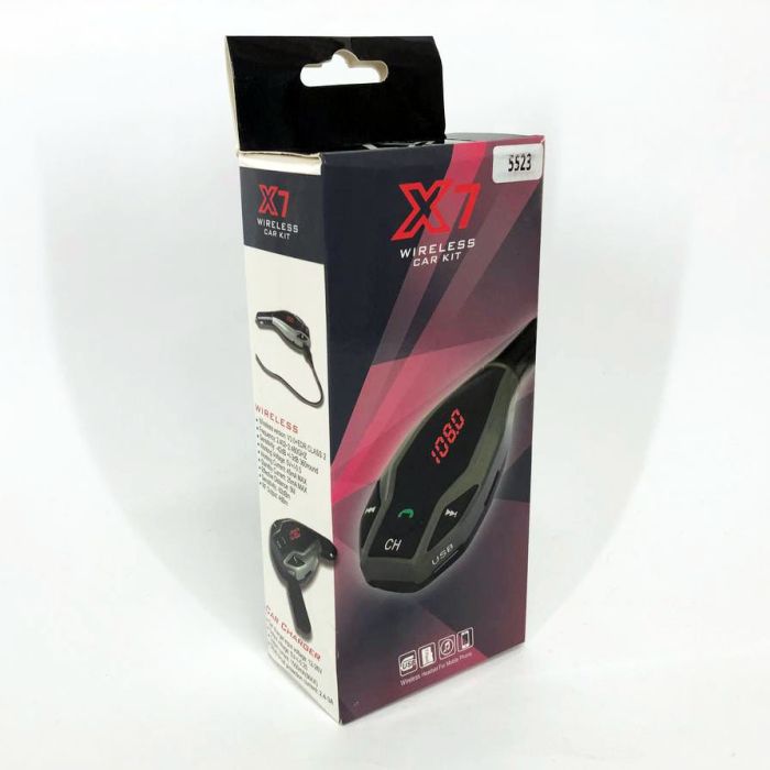 Автомобильный трансмиттер FM MOD. X7 BT модулятор Bluetooth Золотой, ФМ модулятор в машину. Цвет: серебро