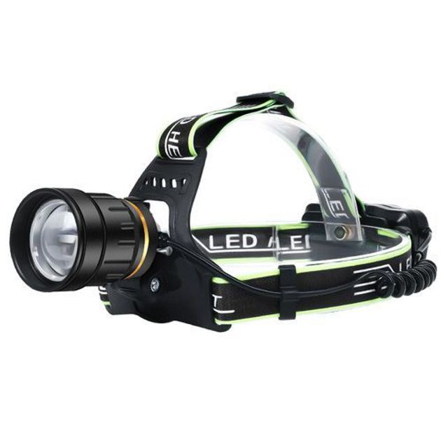 Фонарик налобный PLD-A12-2PM10-2TG (WHITE+UV), Фонарь аккумуляторный для рыбалки, Фонарик налобный мощный