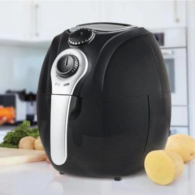 Аэрофритюрница Мультипечь Аэрогриль Domotec MS-3220 1300W 4,5 л Безмасляная с Таймером. Цвет: черный