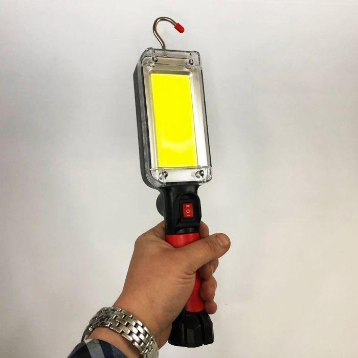 Кемпинговый фонарь с крюком и магнитом держателем 7628 ZJ-8859-COB-2 700Lm и зарядка micro USB