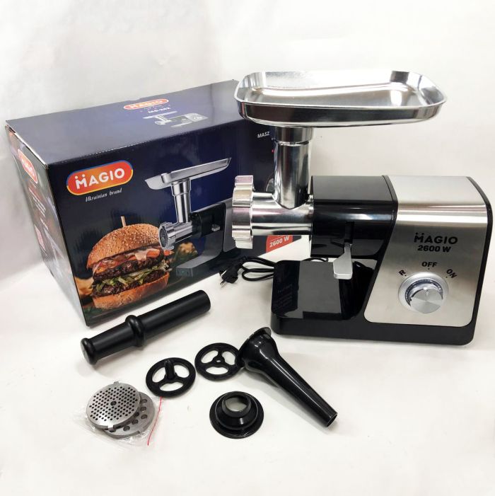 Мясорубка электрическая Magio MG-262, мясорубка для томатов, электромясорубка соковыжималка для томатов