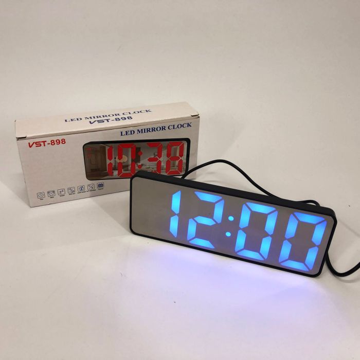 Электронные настольные LED часы от USB VST-898-5 с будильником и термометром, настольные часы light