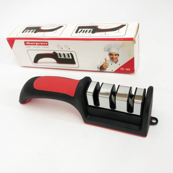 Профессиональная Ручная Точилка для ножей 3 уровня заточки Fast Sharpener RS-168