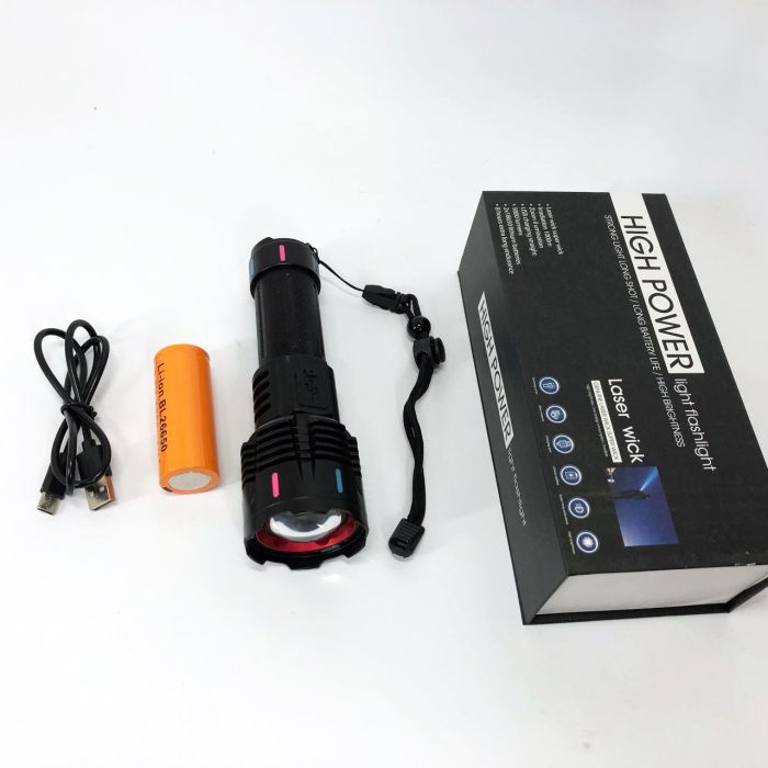 Фонарь X-BALOG FLUORESCENCE G25 PM30-TG, Сверхмощный фонарик, Яркий фонарик, Качественный фонарик