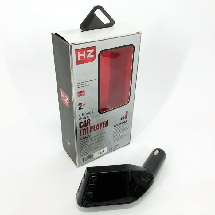 Автомобильный FM трансмиттер модулятор H15 Bluetooth MP3, Fm модулятор usb. Цвет: черный