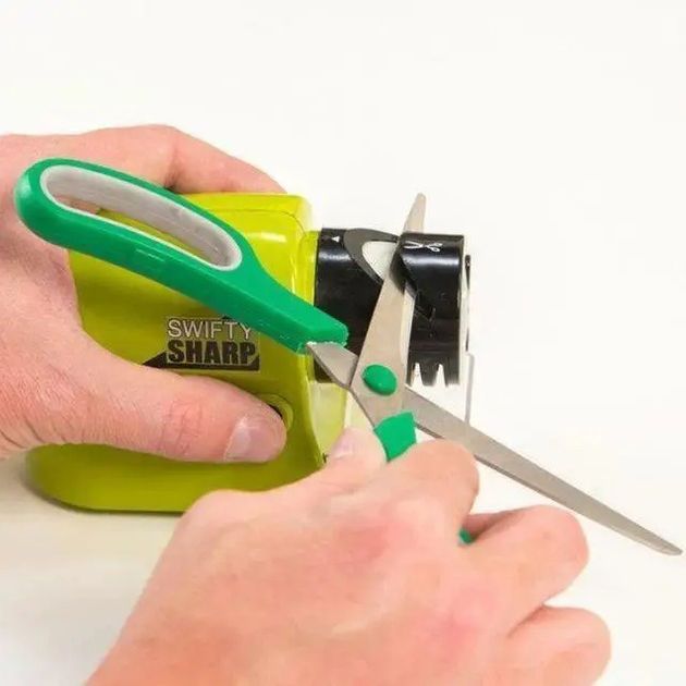 Многофункциональная беспроводная точилка Swift Sharp DY-521, Кухонная точилка для ножей и ножниц