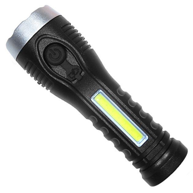 Фонарик карманный светодиодный Police BL-C136-LM+COB,  Ручной фонарь с высокой яркостью сверхмощный