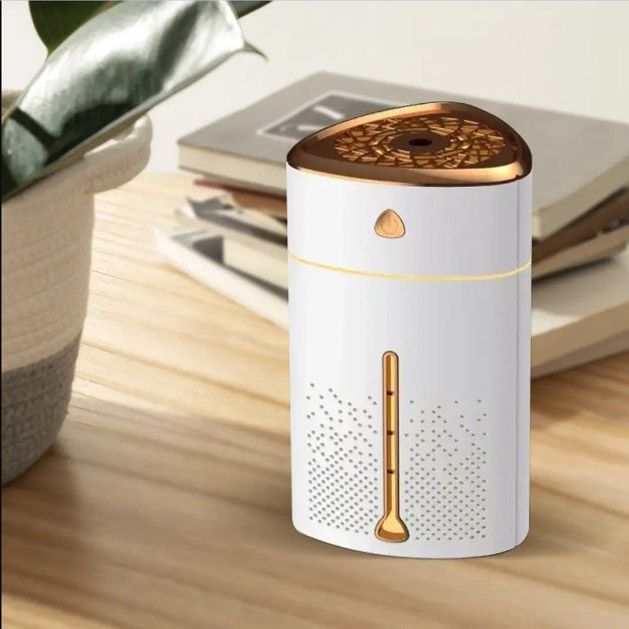 Ультразвуковой увлажнитель воздуха для детей с подсветкой Heavy Fog Humidifier, Увлажнитель мини. Белый