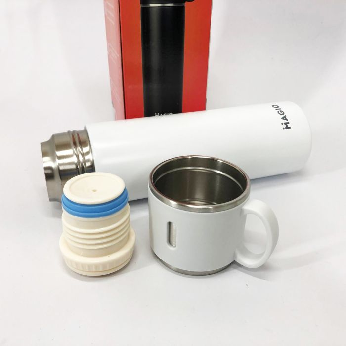 Термос MAGIO MG-1046W 0.5 л, Красивый небольшой термос, Термокружка для детей, Фляга для пикника
