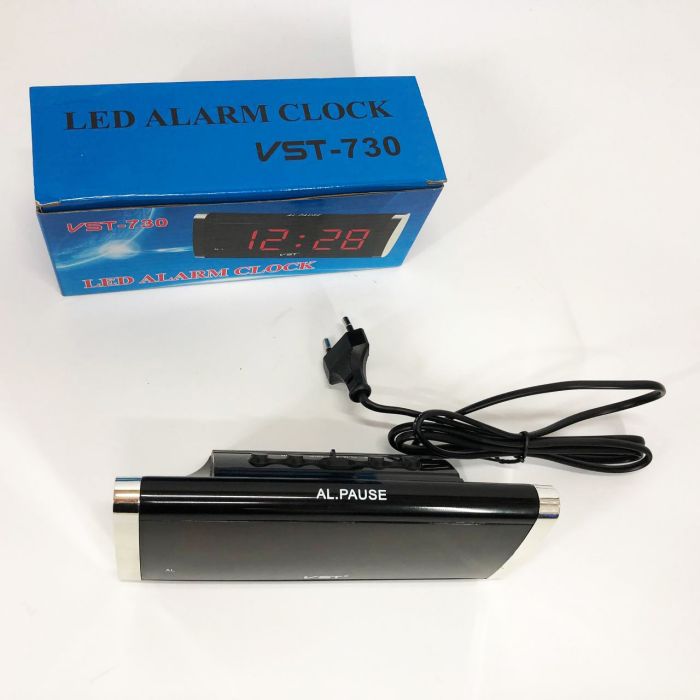 Часы VST-730-1 сетевые 220В led будильник красные цифры, Электронный настольные часы light