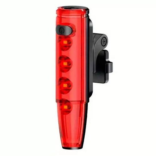 Велофонарь LEADBIKE LD77-LS-4 LED с лазерной разметкой, Фонарь аккумуляторный светодиодный велосипедный