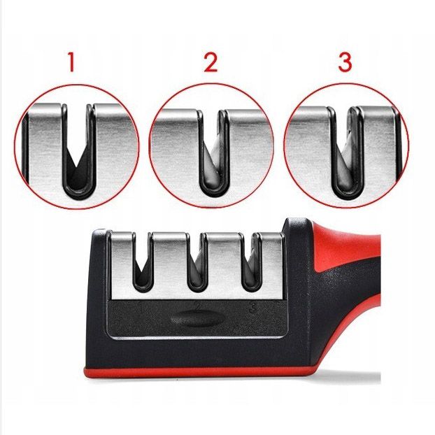 Профессиональная Ручная Точилка для ножей 3 уровня заточки Fast Sharpener RS-168
