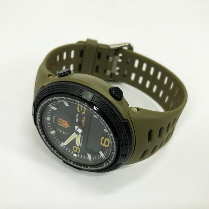 Часы наручные мужские SKMEI 5561/1655AGBK, Противоударные часы, Часы для военнослужащих