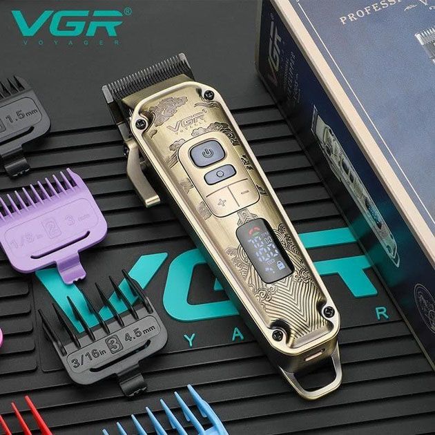 Машинка для стрижки волос триммер для бороды VGR V-005, Окантовочная машинка, Подстригательная машинка
