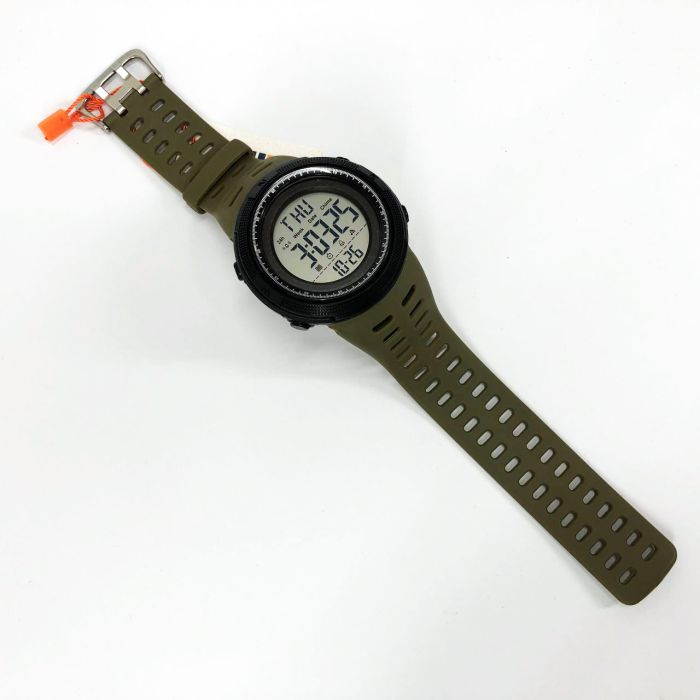 Часы наручные мужские SKMEI 1167AG ARMY GREEN, брендовые мужские часы. Цвет: зеленый