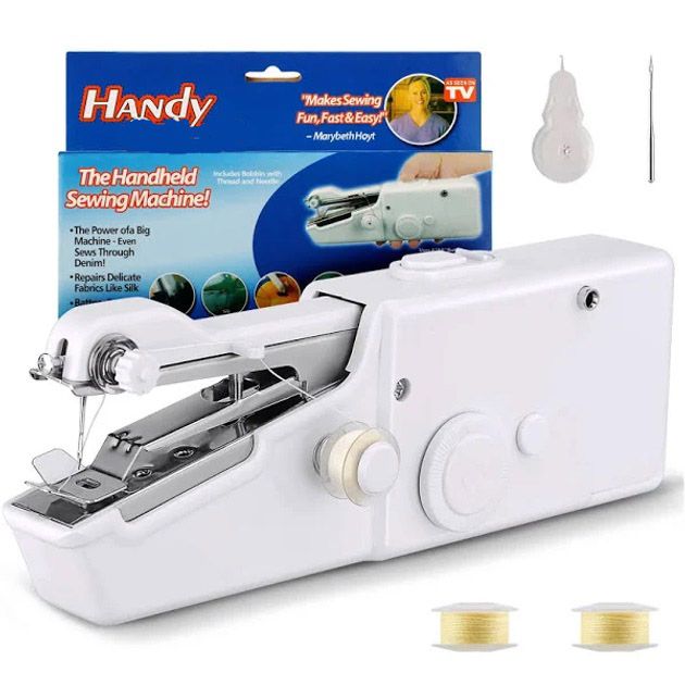 Портативная мини-швейная машинка HANDY SWITCH CS-101B, Ручная швейная машинка удобная компактная