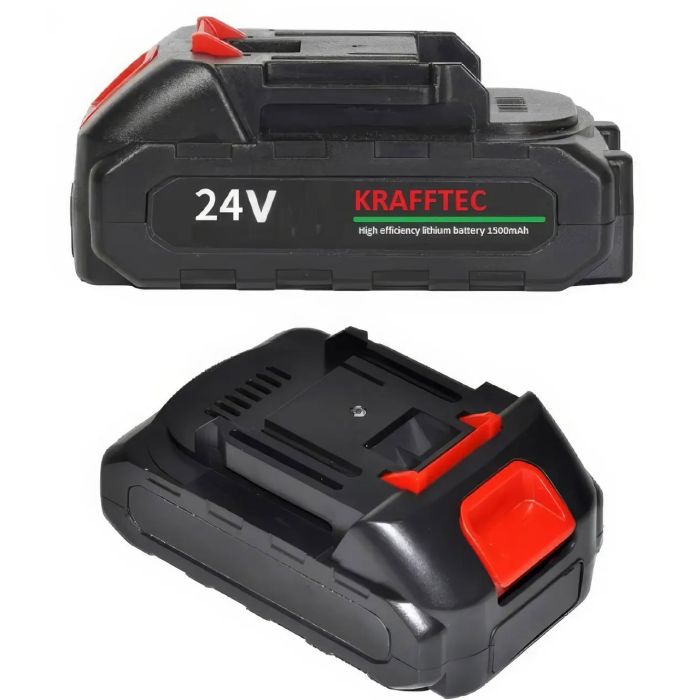 Литий-ионный аккумулятор KRAFFTEC 24V 1500mAh для электроинструментов, Аккумуляторы для дрели шуруповерта