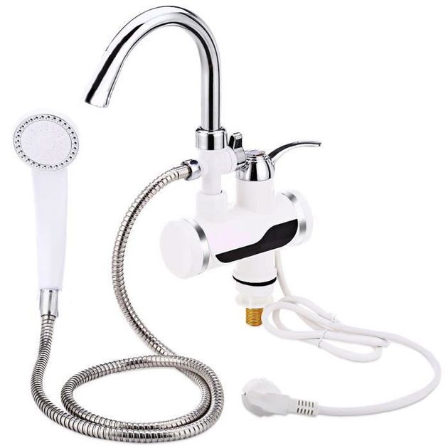 Электрический водонагреватель с душем DIGITAL Shower WF-013 мини бойлер, Проточный кран водонагреватель