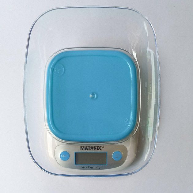 Весы кухонные MATARIX MX-403 от 1 грамма до 7кг, Кулинарные весы для взвешивания еды точные кухонные весы