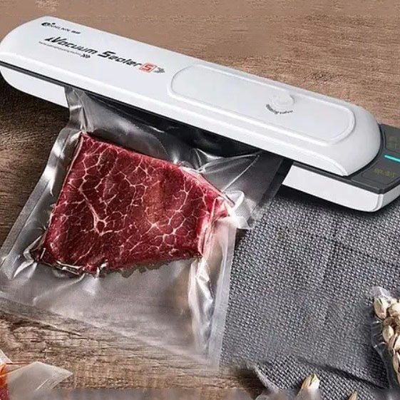 Вакуумный упаковщик VACUUM SEALER LP-11 (S+) новая модель две кнопки. Цвет: белый