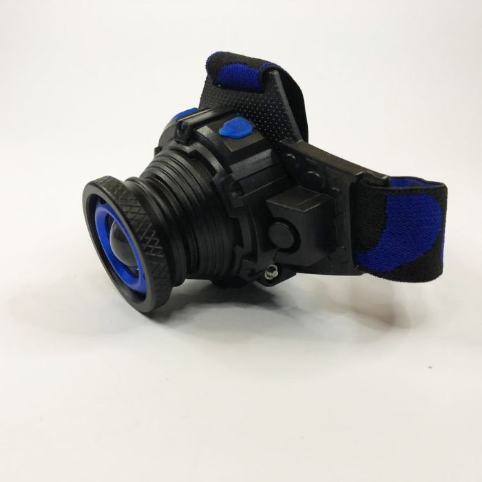 Фонарь налобный W001-XPE, ЗУ 220V/12V, встроенный аккумулятор, Мощный аккумуляторный налобный фонарик