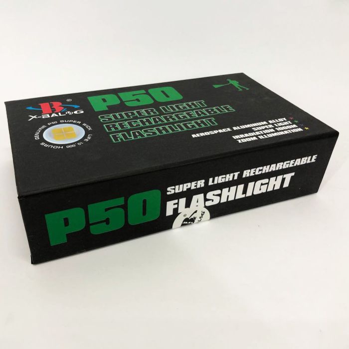Ручной мощный аккумуляторный фонарь Bailong BL-P08-P50, мощный ручной фонарик, ручной фонарик led