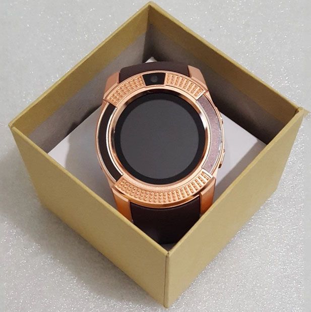 Умные смарт-часы Smart Watch V8. Цвет: золотой