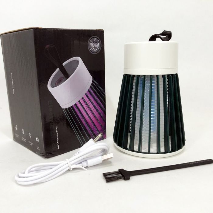 Уничтожитель насекомых для дома Electronic shock Mosquito killing lamp НА АККУМУЛЯТОРЕ для похода на природу