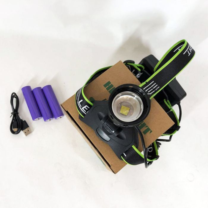 Супер мощный фонарь налобный Police BL-A14-3-P90 MICRO USB, мощный налобный фонарь для рыбалки наголовный