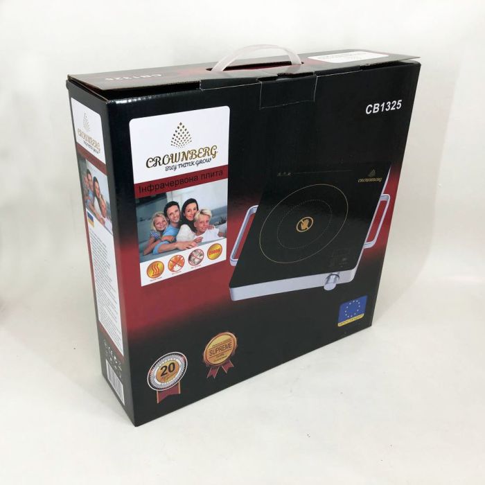 Настольная Электрическая Инфракрасная Плита Crownberg CB-1325 2000Вт