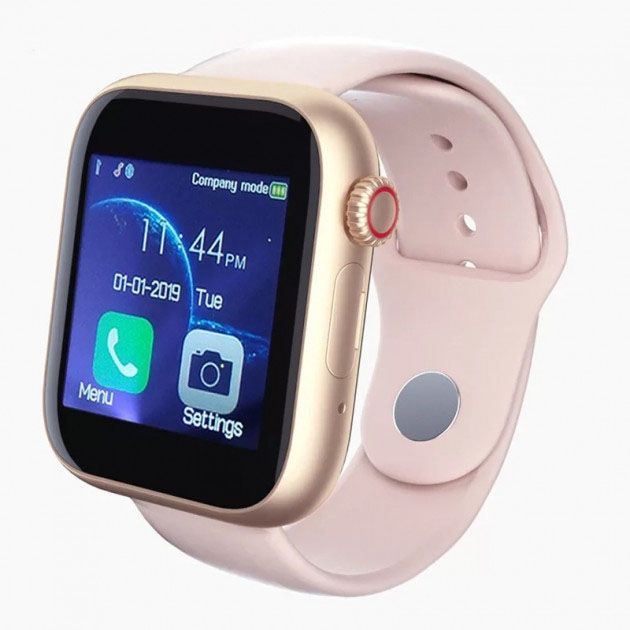 Умные смарт часы Smart Watch Z6 c SIM с камерой. Цвет: розовый