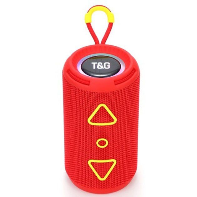 Bluetooth колонка портативная TG656 FM-радио, аккумуляторная колонка для музыки. Цвет: красный