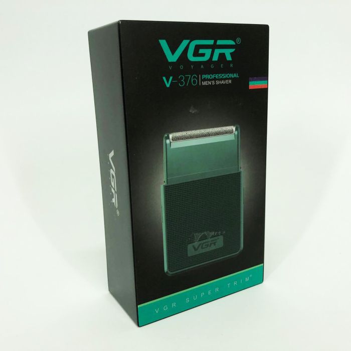 Электробритва VGR V-376 GREEN шейвер, Профессиональный шейвер-электробритва, Портативная бритва