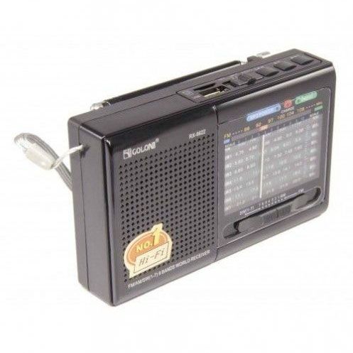 Портативная колонка радио MP3 USB Golon RX-6622. Цвет: черный