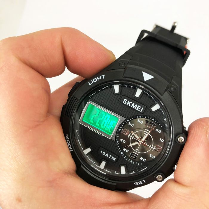 Часы наручные мужские SKMEI 1761BKWT, оригинальные мужские часы, брендовые мужские часы