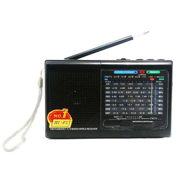 Портативная колонка радио MP3 USB Golon RX-6622. Цвет: черный