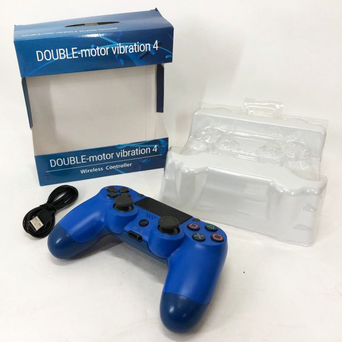 Джойстик DOUBLESHOCK для PS 4, игровой беспроводной геймпад PS4/PC аккумуляторный джойстик. Цвет: синий