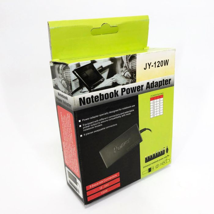 Адаптер для NoteBook Universal MY-120W универсальное зарядное устройство для ноутбука
