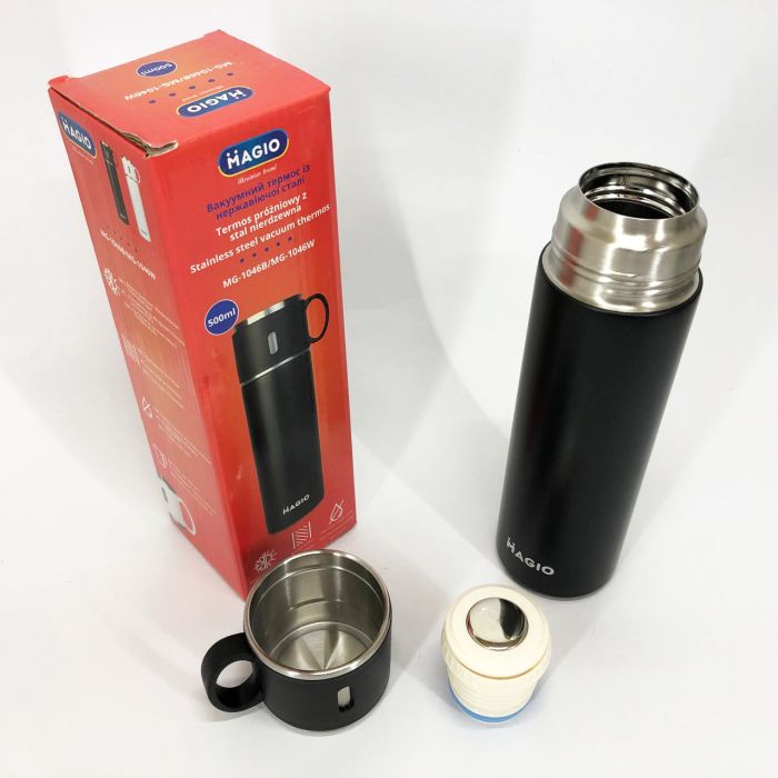 Термос MAGIO MG-1046B 0.5 л, Термос для спортсменов, Термокружка с вакуумной изоляцией