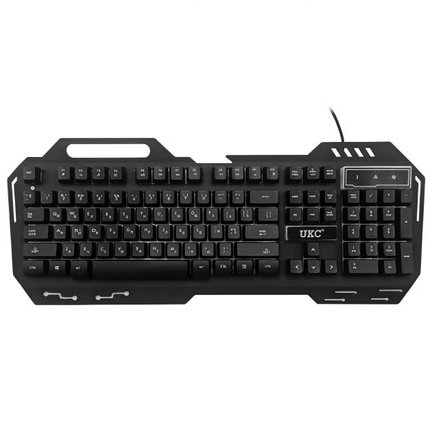 Клавиатура UKC KEYBOARD GK KW-900/4400 проводная с подсветкой мембранная